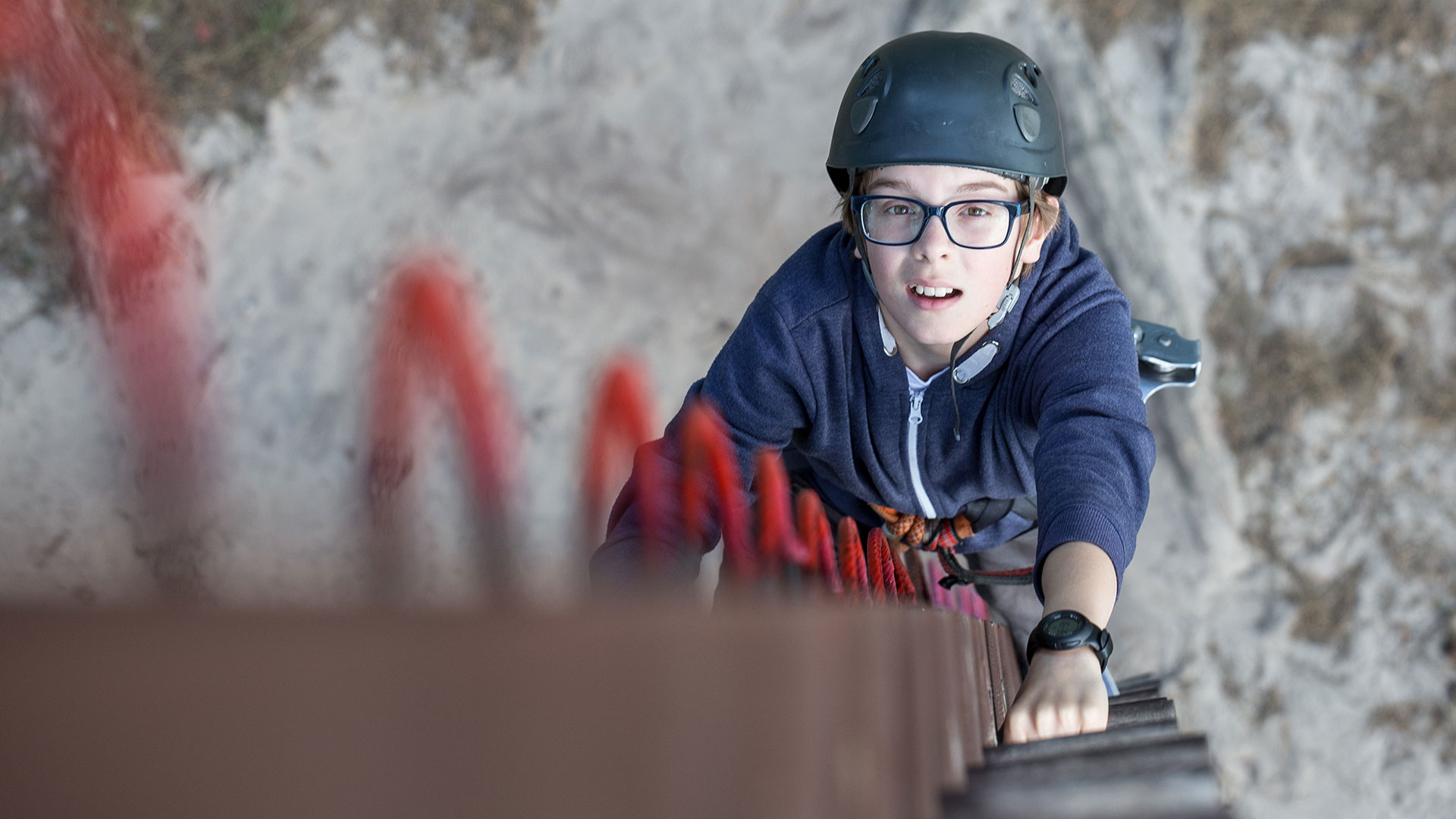 Kid Climbing Header