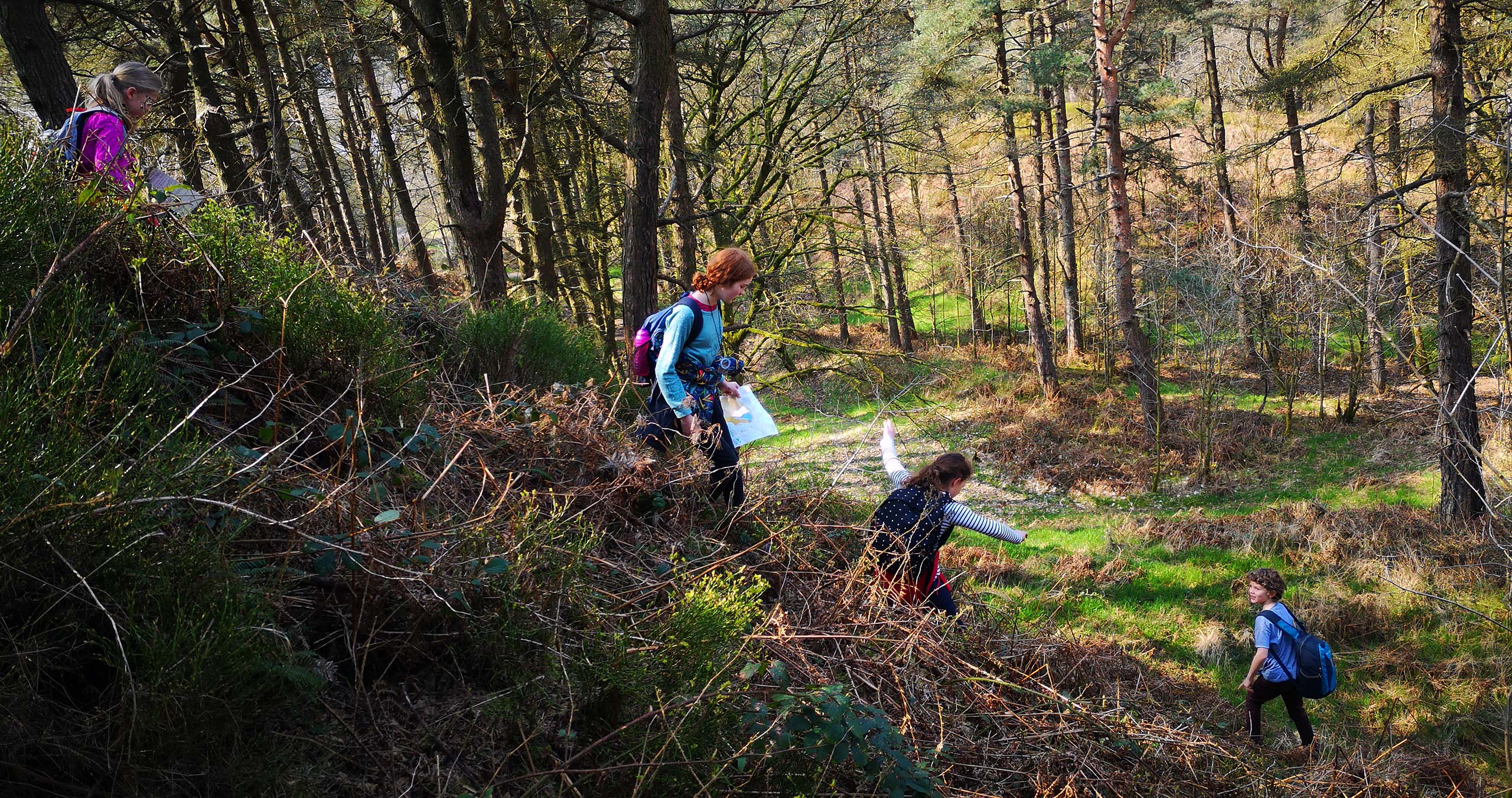 Kids Descending Header