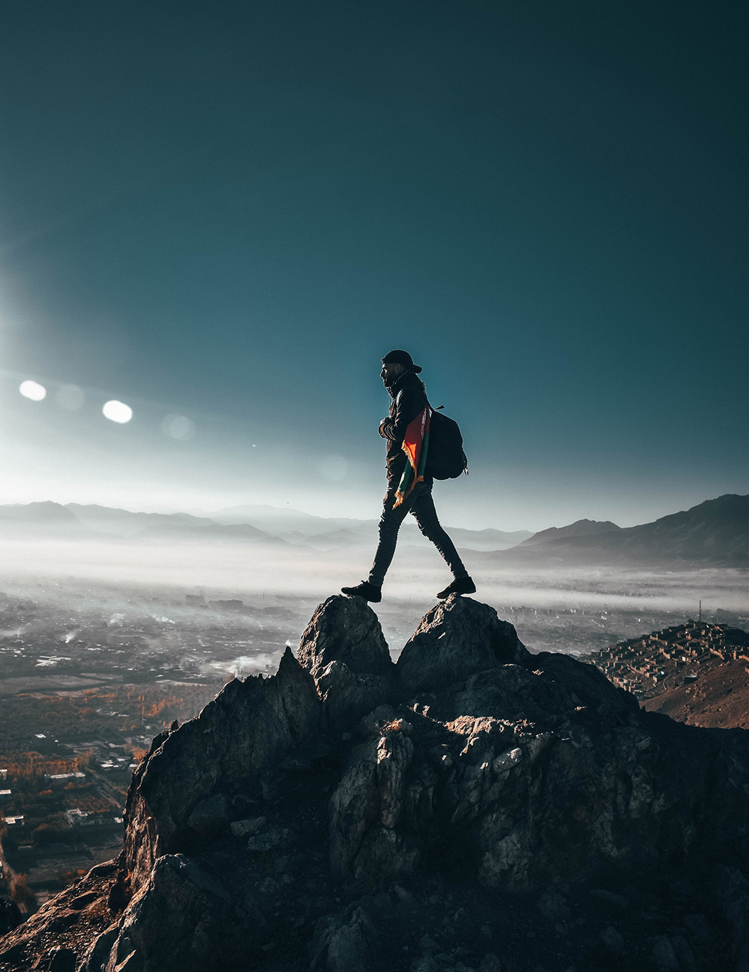 Adventure Backpacker Portrait